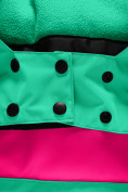 Купить Горнолыжный костюм для девочки зеленого цвета 9318Z, фото 10