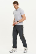 Купить Спортивные брюки Valianly мужские темно-синего цвета 93230TS, фото 9
