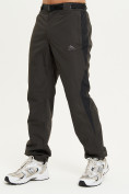 Купить Спортивные брюки Valianly мужские цвета хаки 93230Kh, фото 2