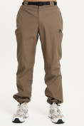 Купить Спортивные брюки Valianly мужские коричневого цвета 93231K