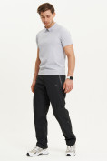 Купить Спортивные брюки Valianly мужские черного цвета 93232Ch, фото 4