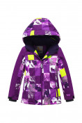 Купить Горнолыжный костюм для девочки фиолетового цвета 9328F, фото 2