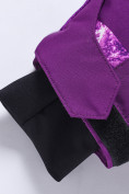 Купить Горнолыжный костюм для девочки фиолетового цвета 9328F, фото 20