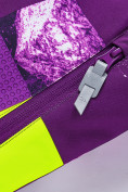 Купить Горнолыжный костюм для девочки фиолетового цвета 9328F, фото 21