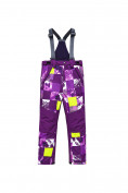 Купить Горнолыжный костюм для девочки фиолетового цвета 9328F, фото 5