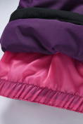 Купить Горнолыжный костюм для девочки фиолетового цвета 9330F, фото 12