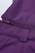 Купить Горнолыжный костюм для девочки фиолетового цвета 9330F, фото 13