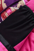 Купить Горнолыжный костюм для девочки фиолетового цвета 9330F, фото 14