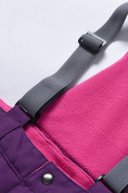 Купить Горнолыжный костюм для девочки фиолетового цвета 9330F, фото 15