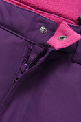Купить Горнолыжный костюм для девочки фиолетового цвета 9330F, фото 18