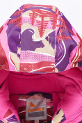 Купить Горнолыжный костюм для девочки фиолетового цвета 9330F, фото 22
