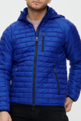 Купить Куртка стеганная Valianly синего цвета 93349S, фото 10