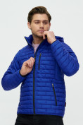 Купить Куртка стеганная Valianly синего цвета 93349S, фото 9