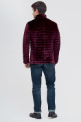 Купить Куртка велюровая классическая Valianly фиолетового цвета 93351F, фото 4