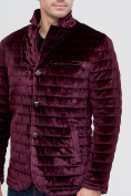 Купить Куртка велюровая классическая Valianly фиолетового цвета 93351F, фото 6