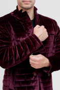 Купить Куртка велюровая классическая Valianly фиолетового цвета 93351F, фото 9