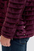 Купить Куртка велюровая классическая Valianly фиолетового цвета 93351F, фото 10