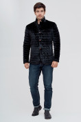 Купить Куртка велюровая классическая Valianly черного цвета 93351Ch