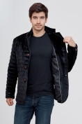 Купить Куртка велюровая классическая Valianly черного цвета 93351Ch, фото 8
