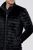 Купить Куртка велюровая классическая Valianly черного цвета 93352Ch, фото 8