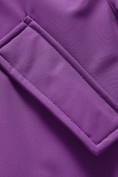 Купить Парка зимняя подростковая для девочки фиолетового цвета 9340F, фото 11