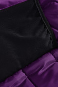 Купить Парка зимняя подростковая для девочки фиолетового цвета 9340F, фото 13