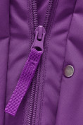 Купить Парка зимняя подростковая для девочки фиолетового цвета 9340F, фото 6