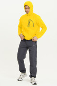 Купить Ветровка спортивная Valianly мужская желтого цвета 93419J, фото 10