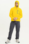 Купить Ветровка спортивная Valianly мужская желтого цвета 93419J, фото 11