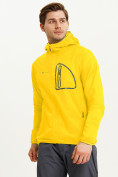 Купить Ветровка спортивная Valianly мужская желтого цвета 93419J, фото 3