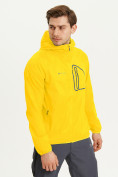 Купить Ветровка спортивная Valianly мужская желтого цвета 93419J, фото 4
