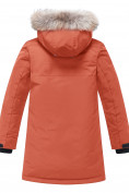 Купить Парка зимняя подростковая для мальчика оранжевого цвета 9341O, фото 2