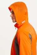 Купить Ветровка спортивная Valianly мужская оранжевого цвета 93420O, фото 5