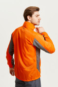 Купить Ветровка спортивная Valianly мужская оранжевого цвета 93420O, фото 8