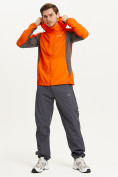 Купить Ветровка спортивная Valianly мужская оранжевого цвета 93420O, фото 12