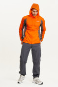 Купить Ветровка спортивная Valianly мужская оранжевого цвета 93420O, фото 15