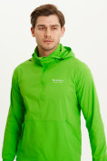 Купить Анорак ветровка Valianly мужская зеленого цвета 93430Z, фото 4