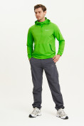 Купить Анорак ветровка Valianly мужская зеленого цвета 93430Z, фото 9