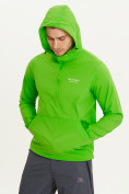 Купить Анорак ветровка Valianly мужская зеленого цвета 93430Z, фото 2