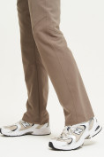 Купить Спортивные брюки Valianly мужские коричневого цвета 93434K, фото 6