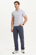 Купить Спортивные брюки Valianly мужские темно-синего цвета 93434TS, фото 9