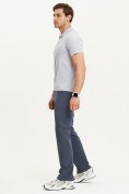 Купить Спортивные брюки Valianly мужские темно-синего цвета 93434TS, фото 11
