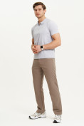 Купить Спортивные брюки Valianly мужские коричневого цвета 93434K, фото 9