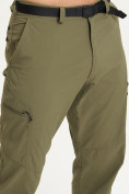 Купить Спортивные брюки Valianly мужские хаки цвета 93435Kh, фото 7