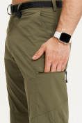 Купить Спортивные брюки Valianly мужские хаки цвета 93435Kh, фото 8