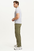 Купить Спортивные брюки Valianly мужские хаки цвета 93435Kh, фото 13