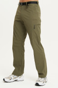 Купить Спортивные брюки Valianly мужские хаки цвета 93435Kh, фото 2