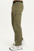 Купить Спортивные брюки Valianly мужские хаки цвета 93435Kh, фото 3