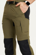 Купить Спортивные брюки и шорты Valianly мужские цвета хаки 93438Kh, фото 6