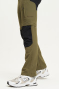 Купить Спортивные брюки и шорты Valianly мужские цвета хаки 93438Kh, фото 7